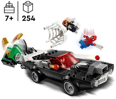 Конструктор LEGO Человек-Паук против автомобиля Венома, деталей 254 шт