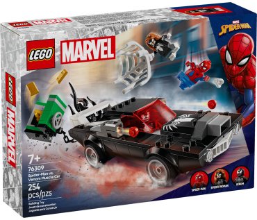 Конструктор LEGO Человек-Паук против автомобиля Венома, деталей 254 шт