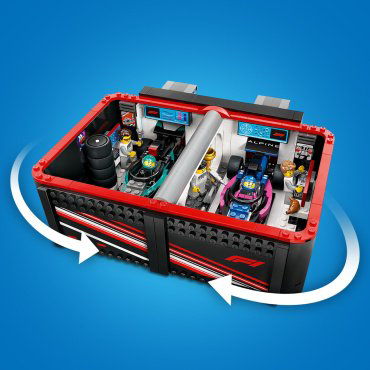 Конструктор LEGO Гараж и автомобили Mercades-AMG и Alpine, деталей 678 шт купить,NaN