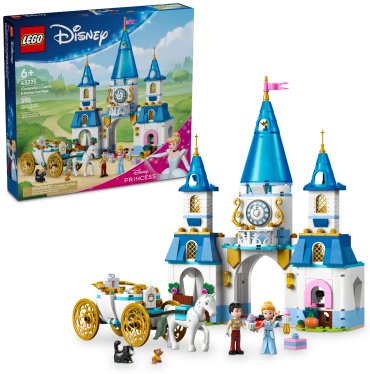 Конструктор LEGO Замок и карета Золушки, деталей 596 шт