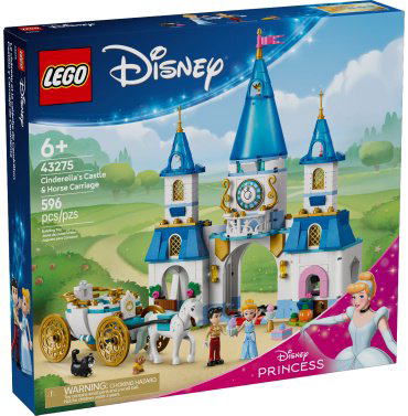 Конструктор LEGO Замок и карета Золушки, деталей 596 шт купить,NaN