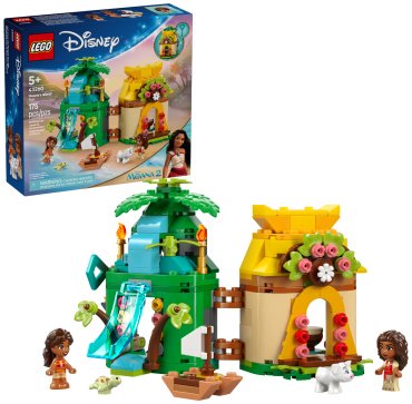 Конструктор LEGO Веселье на острове Моаны, деталей 175 шт