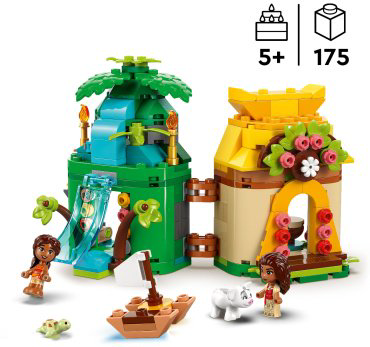 Конструктор LEGO Веселье на острове Моаны, деталей 175 шт купить,NaN