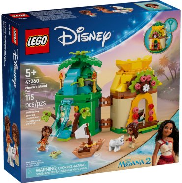 Конструктор LEGO Веселье на острове Моаны, деталей 175 шт