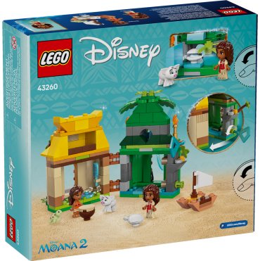 Конструктор LEGO Веселье на острове Моаны, деталей 175 шт