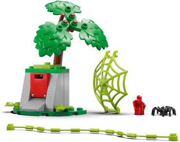Конструктор LEGO Spidey Спин и погоня за мотодинозавром, деталей 419 шт купить,0