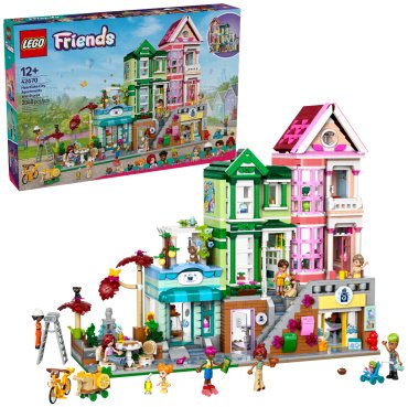 Конструктор LEGO Квартиры и магазины Хартлейк Сити Friends, деталей 2040 шт