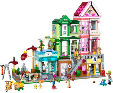 Конструктор LEGO Квартиры и магазины Хартлейк Сити Friends, деталей 2040 шт купить,NaN