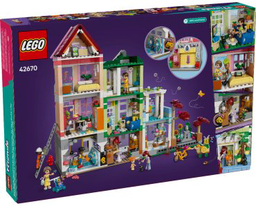 Конструктор LEGO Квартиры и магазины Хартлейк Сити Friends, деталей 2040 шт купить,NaN