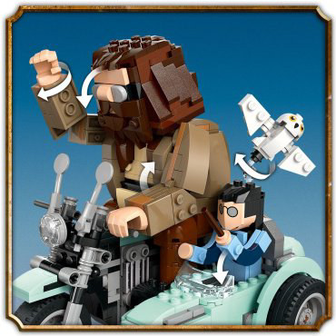 Конструктор LEGO Поездка Хагрида и Гарри на мотоцикле, деталей 617 шт купить,NaN