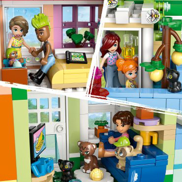Конструктор LEGO Квартиры и магазины Хартлейк Сити Friends, деталей 2040 шт купить,NaN