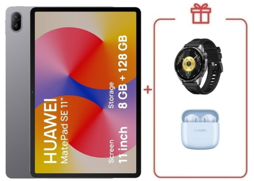 Планшет Huawei MatePad SE AGS6-W09 11 дюйм 8 Гб/128 Гб серый + подарок купить,NaN