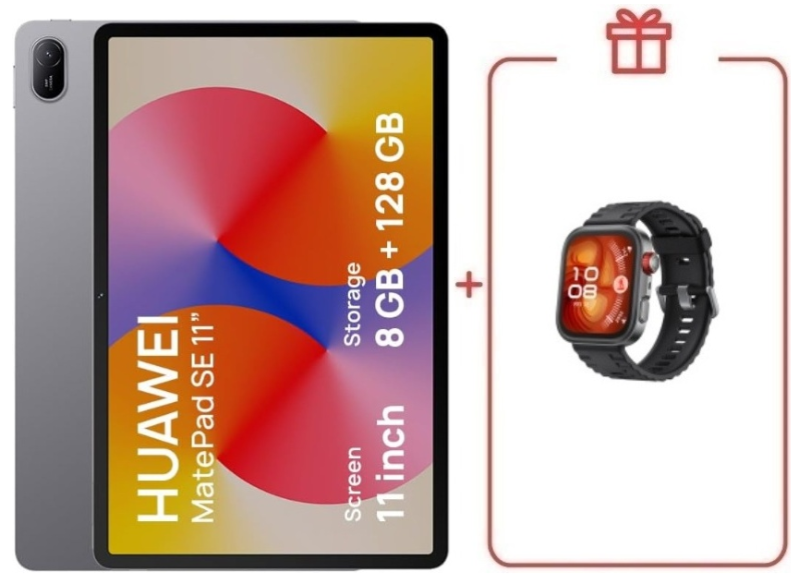 Планшет Huawei MatePad SE AGS6-W09 11 дюйм 8 Гб/128 Гб серый + подарок