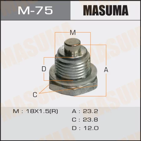 Болт маслосливной Masuma M18x1.5 M-75 купить,NaN