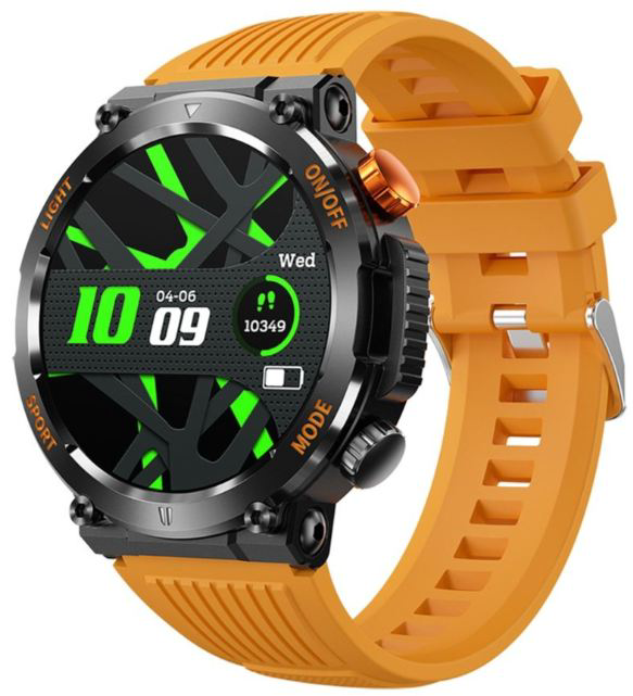 Смарт-часы SNEL Watch CLASSIC 47 мм черный-желтый-желтый