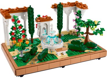 Конструктор LEGO Сад с фонтаном , деталей 1302 шт