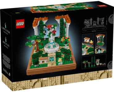 Конструктор LEGO Сад с фонтаном , деталей 1302 шт