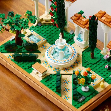 Конструктор LEGO Сад с фонтаном , деталей 1302 шт