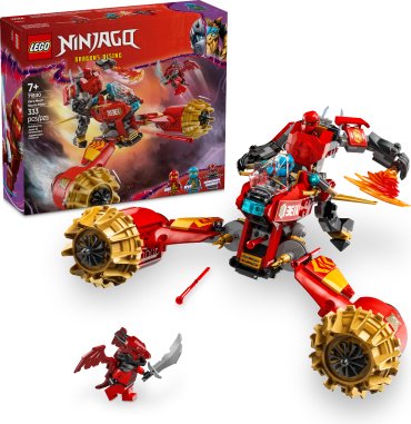 Конструктор LEGO Робот "Всадник бури" Кая, деталей 333 шт