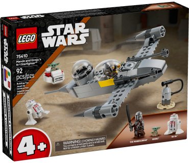 Конструктор LEGO Звёздный истребитель N-1 Мандалорца и Грогу , деталей 92 шт