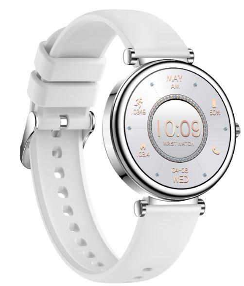 Смарт-часы Snel Watch Ionic 41 мм серебристый-белый