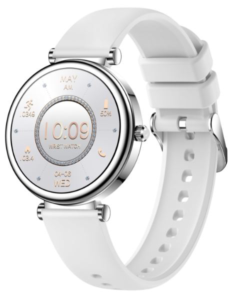 Смарт-часы Snel Watch Ionic 41 мм серебристый-белый