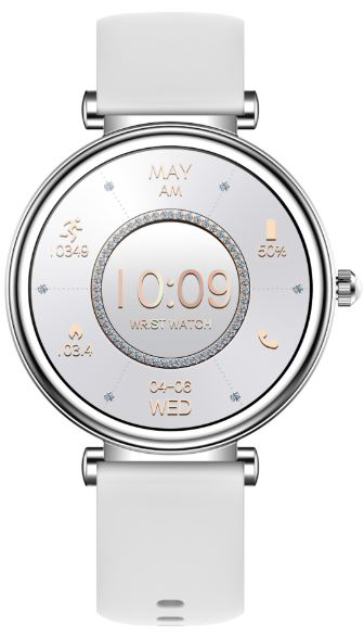 Смарт-часы Snel Watch Ionic 41 мм серебристый-белый