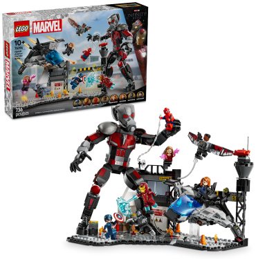 Конструктор LEGO Капитан Америка "Гражданская война. Боевая дуэль", деталей 736 шт