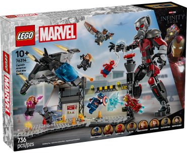 Конструктор LEGO Капитан Америка "Гражданская война. Боевая дуэль", деталей 736 шт купить,0
