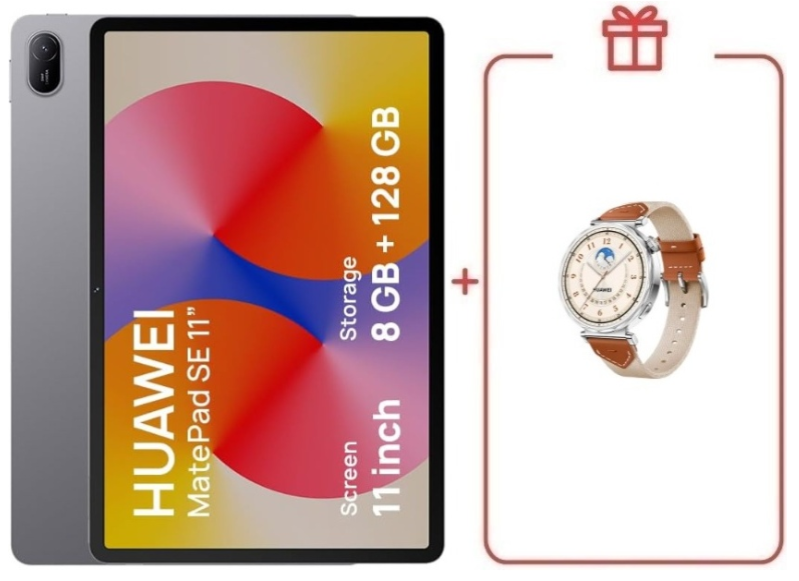 Планшет Huawei MatePad SE AGS6-W09 11 дюйм 8 Гб/128 Гб серый + подарок