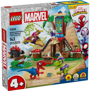 Конструктор LEGO Битва рапторов Спайди и Гобби в штабе Marvel, деталей 143 шт купить,NaN