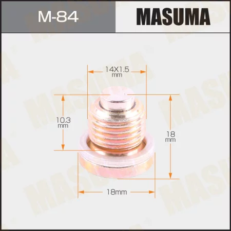 Болт маслосливной Masuma M14x1.25 M-84 купить,NaN