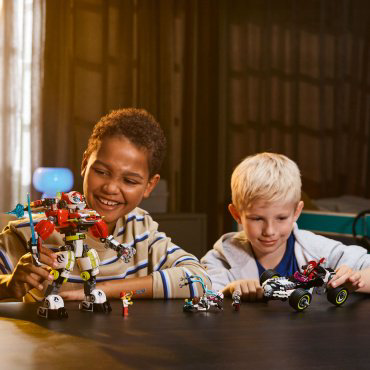 Конструктор LEGO Робот-тигр Купера и гоночный Болид Зеро, деталей 1006 шт купить,NaN