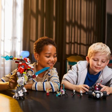 Конструктор LEGO Робот-тигр Купера и гоночный Болид Зеро, деталей 1006 шт купить,0