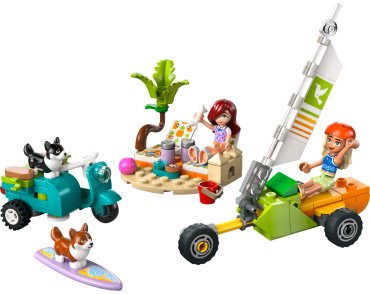 Конструктор LEGO Собаки-сёрфингисты и приключения на скутере, деталей 113 шт