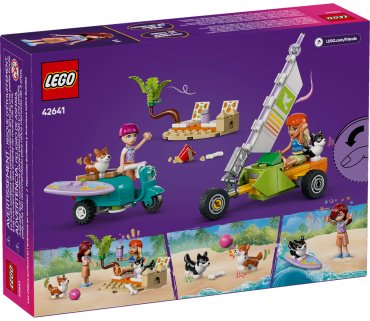 Конструктор LEGO Собаки-сёрфингисты и приключения на скутере, деталей 113 шт