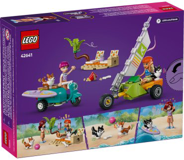 Конструктор LEGO Собаки-сёрфингисты и приключения на скутере, деталей 113 шт купить,NaN