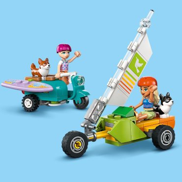 Конструктор LEGO Собаки-сёрфингисты и приключения на скутере, деталей 113 шт