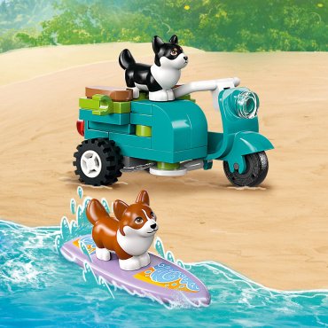 Конструктор LEGO Собаки-сёрфингисты и приключения на скутере, деталей 113 шт купить,NaN