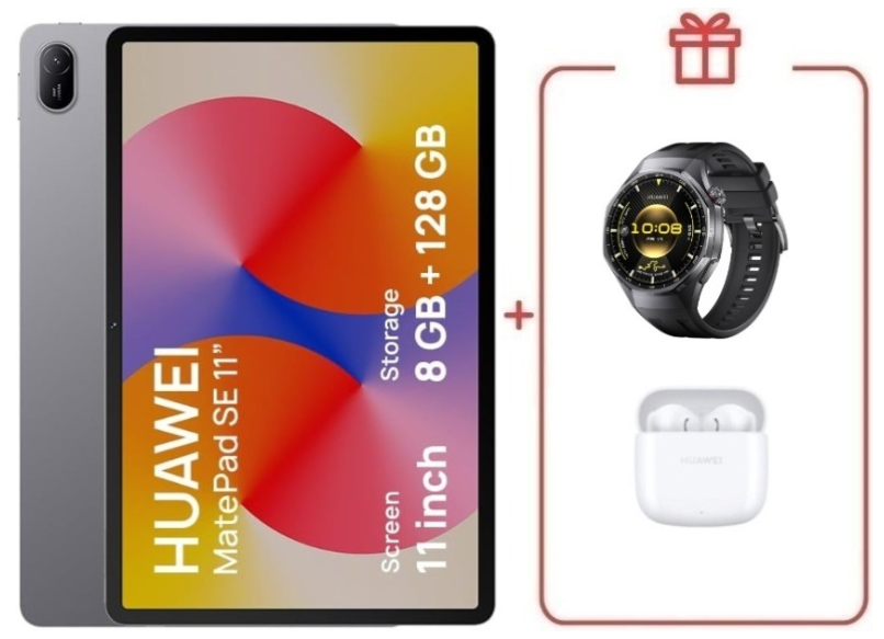 Планшет Huawei MatePad SE AGS6-W09 11 дюйм 8 Гб/128 Гб серый + подарок