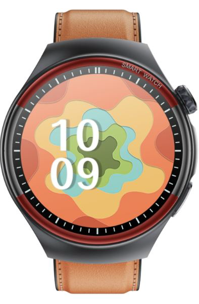 Смарт-часы SNEL Watch IMPERIAL 49 мм черный-коричневый-коричневый