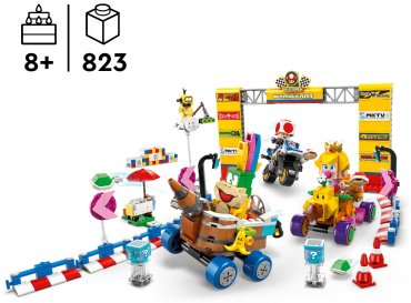 Конструктор LEGO Малышка Пич и набор Гран-При , деталей 823 шт