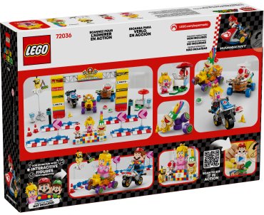 Конструктор LEGO Малышка Пич и набор Гран-При , деталей 823 шт