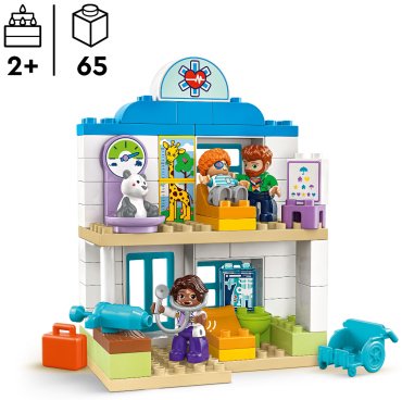 Конструктор LEGO Первый раз: поход к врачу, деталей 65 шт купить,0