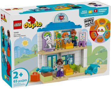 Конструктор LEGO Первый раз: поход к врачу, деталей 65 шт купить,0