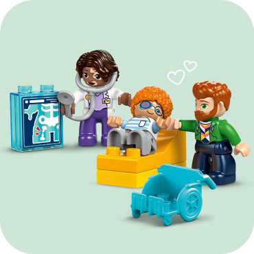 Конструктор LEGO Первый раз: поход к врачу, деталей 65 шт купить,NaN