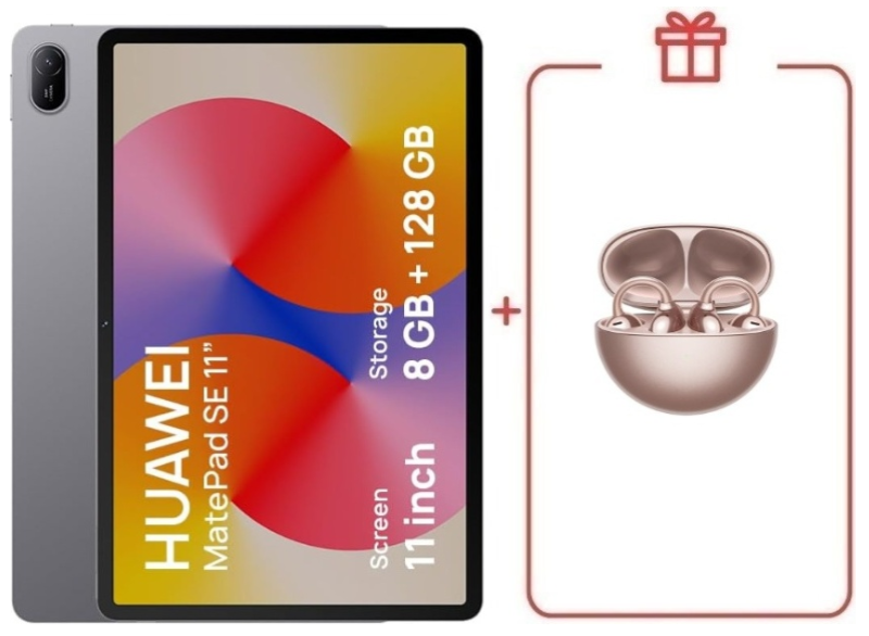 Планшет Huawei MatePad SE AGS6-W09 11 дюйм 8 Гб/128 Гб серый + подарок купить,NaN