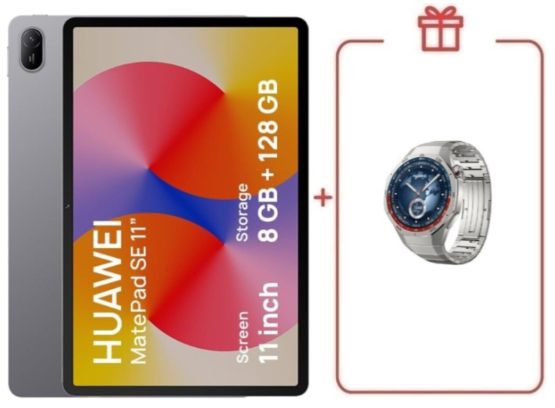 Планшет Huawei MatePad SE AGS6-W09 11 дюйм 8 Гб/128 Гб серый + подарок