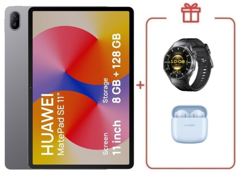 Планшет Huawei MatePad SE AGS6-W09 11 дюйм 8 Гб/128 Гб серый + подарок