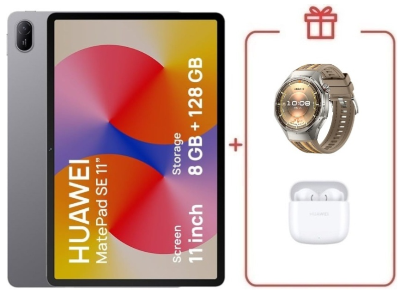 Планшет Huawei MatePad SE AGS6-W09 11 дюйм 8 Гб/128 Гб серый + подарок